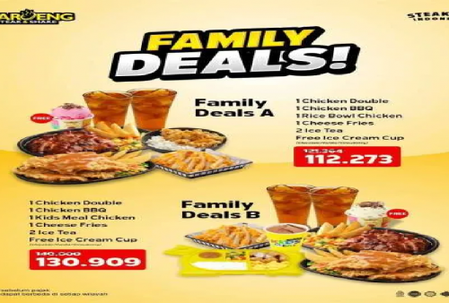 2 Promo Waroeng Steak: Paket Hemat Komplit Harga Spesial Keluarga!