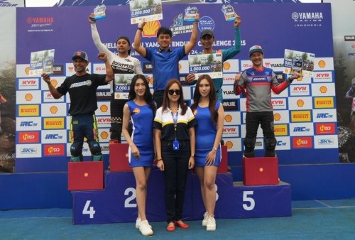Starter SHELL BLU CRU Yamaha Enduro Challenge Cetak Rekor Baru, Jalibar Dipenuhi Ribuan Penonton