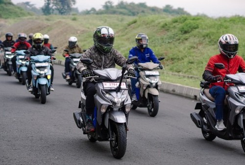 GEAR ULTIMA YAMAHA Sukses Tembus 74,5 KM/Liter Arungi Medan Pegunungan