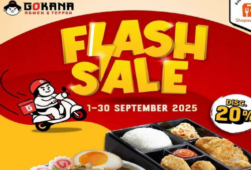 September Bahagia! Serbu Promo Gokana Flash Sale 1-31 September 2025