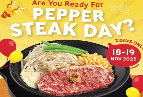 Promo Spesial Anniversary ke-19 Pepper Lunch: Pepper Steak Buy 1 Free 1