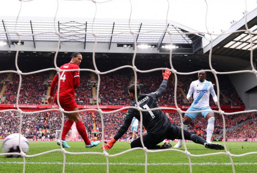 Kalah Lagi, Liverpool Tunduk dari Crystal Palace di Anfield 0-1