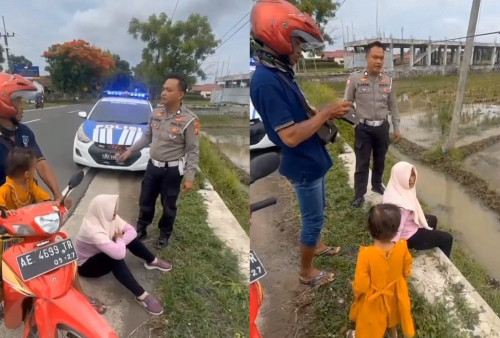 Viral! Insiden Ibu Menangis Histeris di Jalan Raya Gegara Tidak Dibelikan Motor Warna Hitam