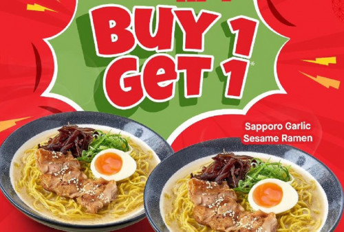 Promo Payday Ichiban Sushi: Nikmati Beli 1 Ramen, Dapat 1 Lagi Gratis!