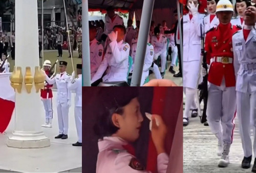 Viral Tangis Paskibraka Pecah Usai Kibarkan Bendera Merah Putih Terbalik di Mamasa