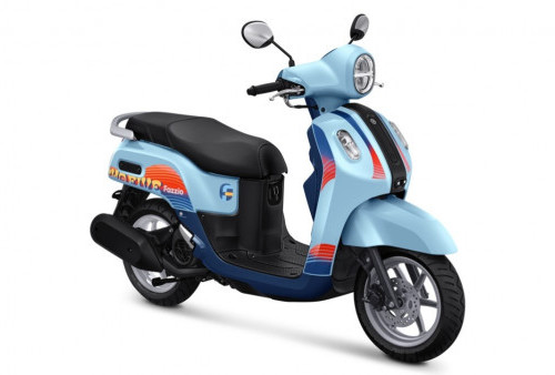 Dijual Terbatas! Yamaha Fazzio Punya Warna Baru Sunset Blue, Segini Harganya...