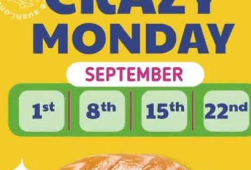 Asik! Sushigo Hadirkan Promo 'Crazy Monday', Semua Sushi Hanya Rp10 Ribu Per Piring di Seluruh Outlet