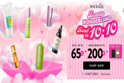 Promo Terbaru Sociolla 10.10: Skintific Diskon sampai 65 Persen