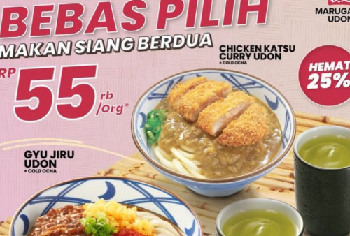 Promo Weekday Lunch di Marugame Udon Diperpanjang: Diskon 25 Persen Bebas Pilih Sesukamu!