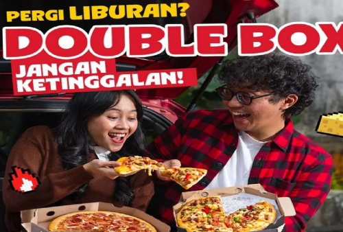 Promo Terbaru PHD Double Box Hemat: Paket 2 Pizza dengan 14 Pilihan Topping Mulai Rp80.000