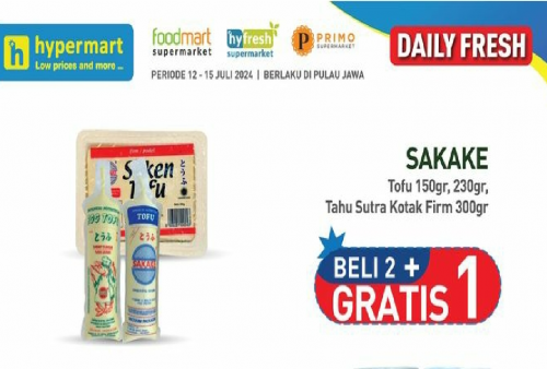 Promo 'Daily Fresh’  Hypermart, Banyak Promo Buy 2 Get 1, Yuk Penuhi Kebutuhan Belanja Mingguan