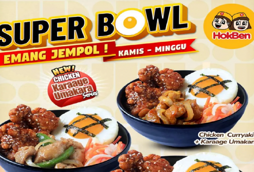 Promo Hokben Terbaru Januari 2026: Super Bowl HokBen Mulai Rp 30.000!