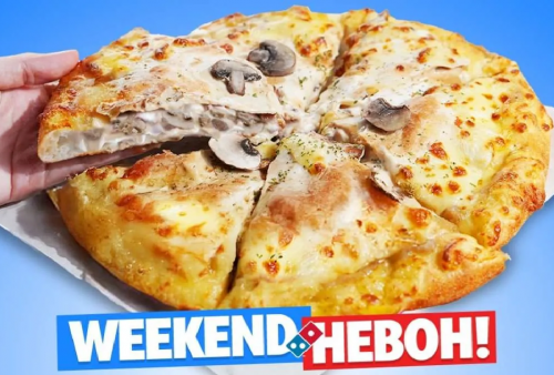 Promo Domino's Pizza Spesial Weekend: Beli Medium Pizza Diskon 40 Persen!