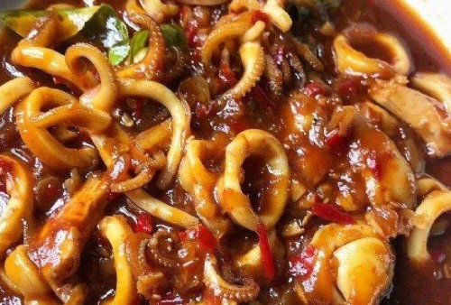 Resep Masakan Cumi Pedas Manis, Pecinta Pedas Merapat Yuk