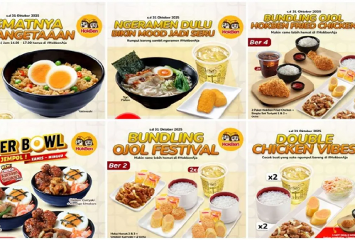 MASIH ADA! Promo Akhir Bulan Oktober 2025 Hokben: Makan Enak Mulai dari Rp10.000