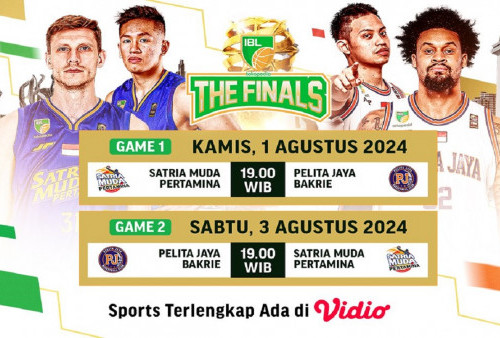 Link Live Streaming Final IBL Tokopedia 2024 Antara Satria Muda Pertamina dan Pelita Jaya Bakrie