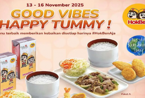 Promo Hari Kebaikan Sedunia Hokben: Makan Berdua Harga Lebih Hemat!