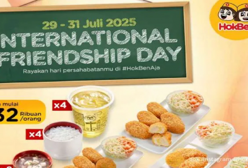 Rayakan Hari Persahabatan, Hokben Berikan Promo Menarik: Anti Kantong Boncos