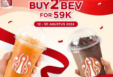 Serbu Promo J.CO Spesial HUT Kemerdekaan RI Ke-79: Bebas Pilih 2 Minuman Hanya 50 Ribuan!