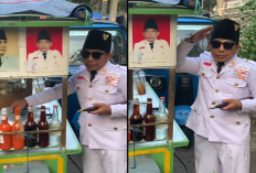 Beda Dari yang Lain, Penjual Bakso Ini Viral Karena Bergaya Ala Presiden Soekarno