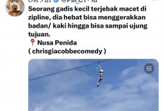 Viral Anak Kecil Tersangkut di Flying Fox Nusa Penida Bali, Polisi dan Pengelola Beri Penjelasan