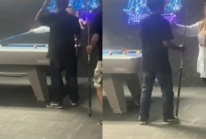 Viral Ibu-ibu Ngamuk Robek Karpet Meja Billiard, Diduga Kesal Anaknya Main Tak Ingat Waktu