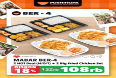Terbatas! Ambil Promo Yoshinoya dengan Ojol: Makan Ber 3 atau Ber 4 Diskon sampai 22 Persen
