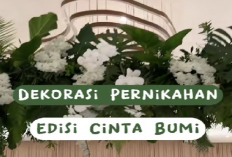 Go Green Banget! Viral Dekorasi Pernikahan Bebas Sampah: Temanya Cinta Bumi