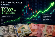 Dolar AS Naik Hari Ini 9 Juni 2026, Simak Penyebab dan Dampaknya bagi Rupiah