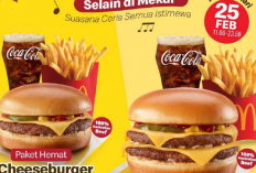 Serbu Promo McDonald's! Paket Hemat Cheeseburger Cuma Rp 25 Ribuan di Tanggal Spesial Ini