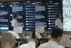 Viral Command Center KAI Pantau Keluhan Warga di Medsos Melalui Layar Besar 