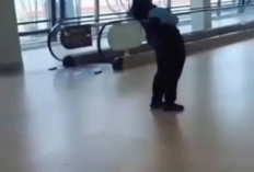 Video Petugas Kebersihan Histeris di Terminal 3 Soekarno-Hatta Viral, Dugaan Netizen Kesrurupan Mahluk Halus