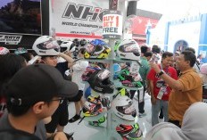 Belanja Helm Murah Mulai Rp100 Ribuan di Jakarta Fair 2025