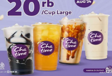 Chatime Promo Gede-Gedean Aktif Sampai 29 Agustus 2024, Size Large Cuma Rp 20.000 Loh