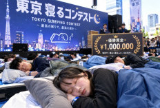Jepang Uji Kualitas Tidur Lewat Kompetisi di Pusat Kota, Hadiah Utamanya Capai Ratusan Juta