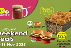 Promo A&W Weekend Deals 14-16 November: 6 Ayam Goreng Harga Spesial