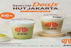 JCO Rayakan HUT Jakarta! Beli 2 Minuman Favorit Ada Harga Spesial