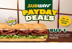 Tanggal Gajian Jadi Hemat, Ambil Sekarang Juga Promo Subway Payday Deals Tawarkan Beli 1 Gratis 1 Delivery
