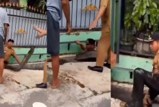 Viral Lurah Didorong Pria ke Dalam Parit Gegara Tak Terima Polisi Tidur Ilegal Dibongkar