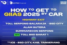Yuk Ramaikan Pameran Otomotif GIIAS 2025: Akses Tol Lancar, Parkir Nyaman!