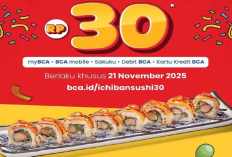 Promo Spesial HUT ke-30 Ichiban Sushi 21 November 2025: Makan Enak Mulai Rp30.000an