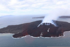 Anak Krakatau Turun Level, Tapi Jangan Geer! 224 Kali Erupsi, Warga Tetap Dilarang Mendekat